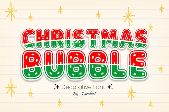 Christmas Bubble: Festive Typography