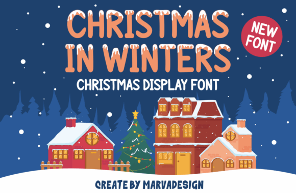 Christmas in Winters: Elevating Holiday Design with Festive Typography