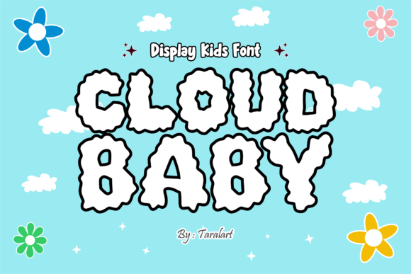 Cloud Baby: Whimsical Font for Creative Designs