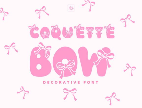 Coquette Bow: Bold & Girly Font