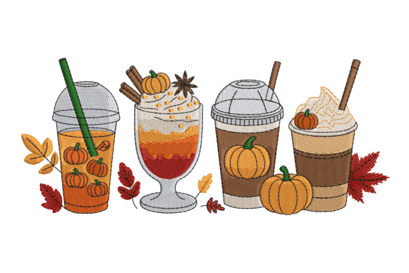 Cozy Autumn Café: Elevating Seasonal Embroidery Projects