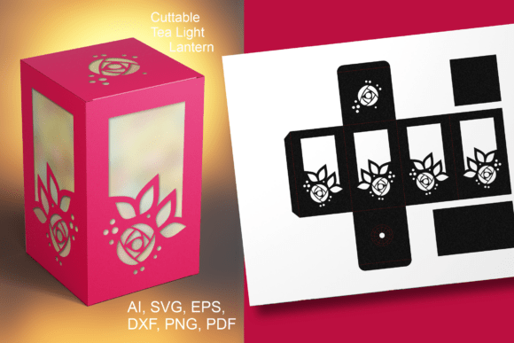 Creating Ambiance with the Windows N Roses Tea Light Lantern SVG Design