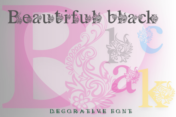 Elevating Design with the Intricate Elegance of Beautiful Black