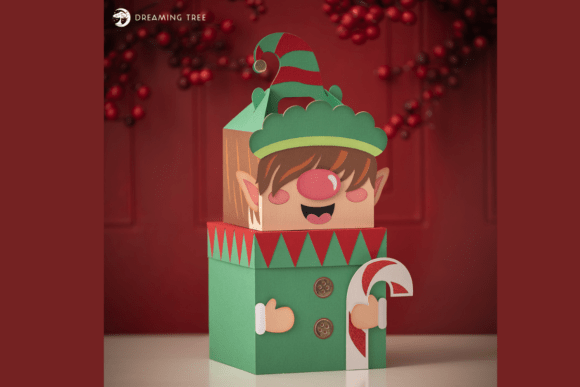 Evaluating the Elf Gnome Gift Box SVG for Holiday Crafting