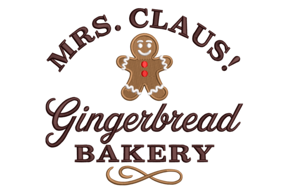Exploring the Mrs. Claus Gingerbread Bakery Embroidery Design for Holiday Crafting