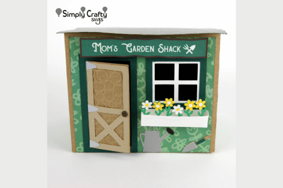 Garden Shack Box SVG: Crafting a Rustic Gift Experience with Layered Precision