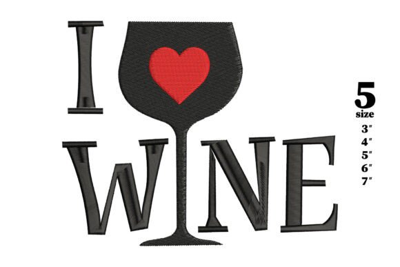 I Love Wine Embroidery: Stitch Style & Joy