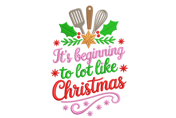 Kitchen Christmas – Baking: Elevating Holiday Crafts with Machine Embroidery