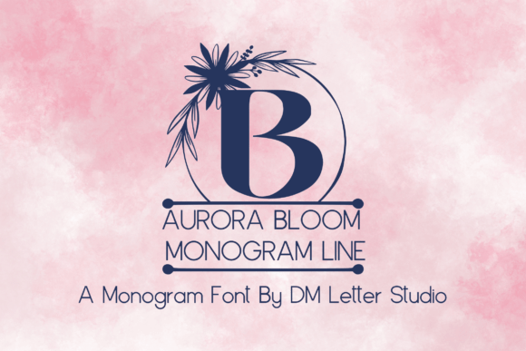 Mastering Elegance: A Guide to the Aurora Bloom Line Monogram Font