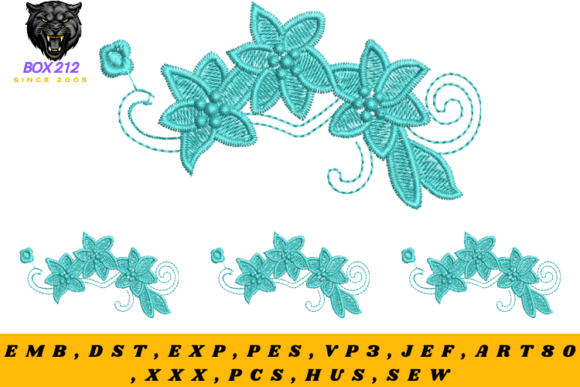 Mastering the Art of Embroidery Borders of Ornaments and Flowers