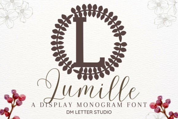 Meet Lumille: The Monogram Font That Elevates Brand Identity