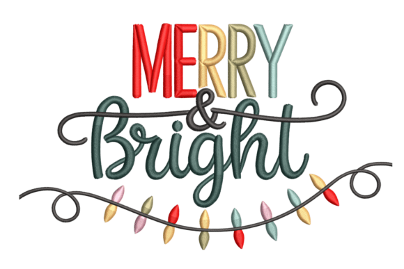 Merry Bright: Elevating Embroidery Projects with Texture and Versatility