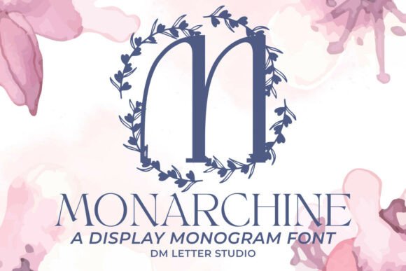 Monarchine Monogram: Elevating Brand Identity with Regal Typography