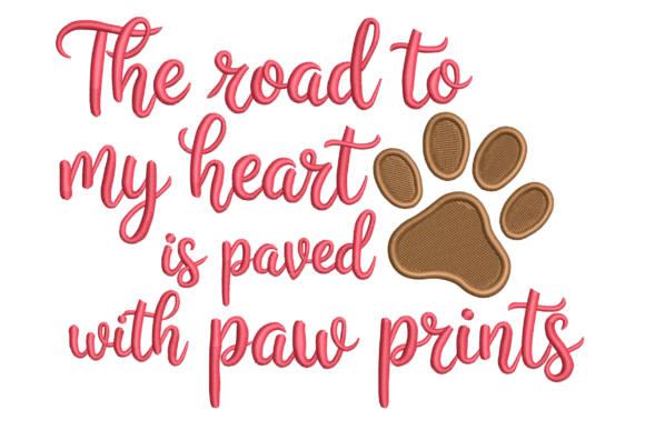 Road to My Heart Paw Print – Pet Lover: Integrating Sentimental Design into Your Creative Workflow