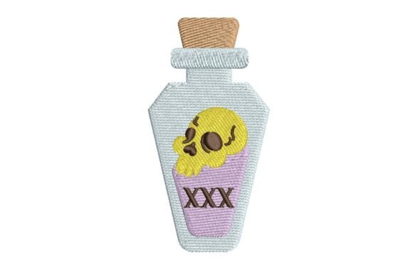 Spooky Poison Potion Bottle Embroidery Design: A Guide to Macabre Stitching