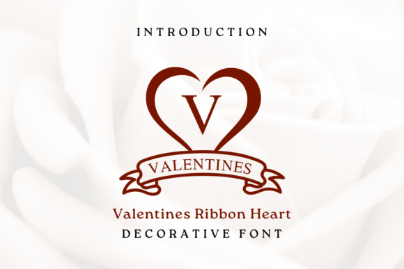 Unlocking the Charm of Decorative Typography with Valentines Ribbon Heart