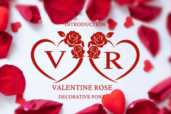 Valentine Rose: A Romantic Display Font for Creative Projects