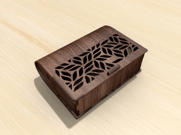 Wooden Book Box with Leaf Pattern: A Practical Guide to Crafting Elegant Storage